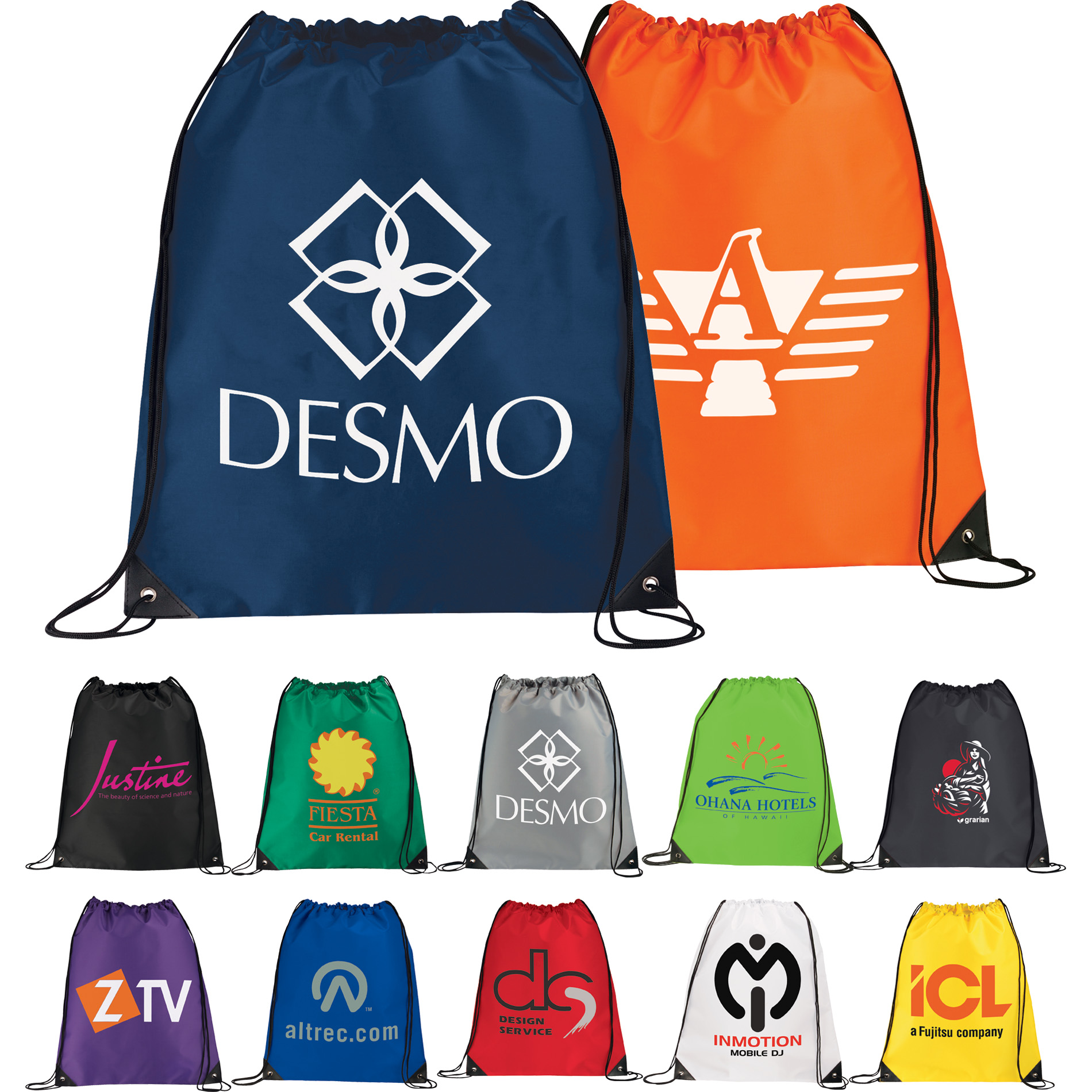 巾着型トートバッグ